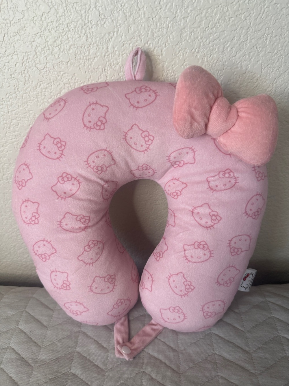 Hello Kitty Pink Travel Neck Pillow